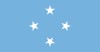 États fédérés de Micronésie drapeau grand