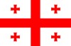 Géorgie drapeau grand