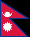 Népal drapeau grand