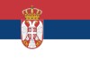 Serbie drapeau grand