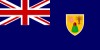 Îles Turques et Caïques drapeau grand