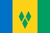 Saint-Vincent-et-les-Grenadines drapeau grand