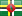 small flag of Dominica 