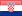 petit drapeau de Croatie