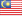 小国旗 马来西亚